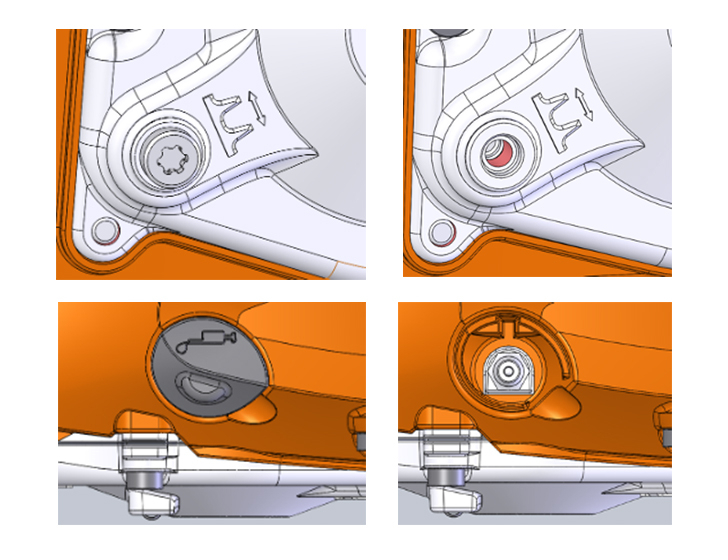 Servicing made easy. Servicing made easy.